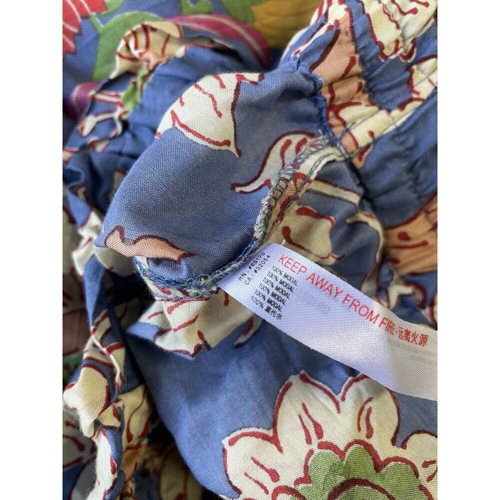 Anthropologie Leilani Floral Paperbag Wide Leg Pants Resort Wear Vacation XS - Picture 5 of 7